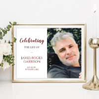 Célébration de la vie élégante en rouge Photo de c