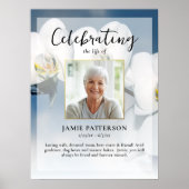 Poster Célébration de la vie Fleur d'orchidée Photo, Funé (Devant)