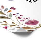 Poster Célébration de la vie florale en Bourgogne Photo (Coin)