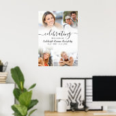 Poster Célébration de la vie Mémorial 4 Photo (Bureau à domicile)
