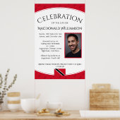 Poster CÉLÉBRATION DE LA VIE Mémorial TRINIDAD Invitation (Cuisine)