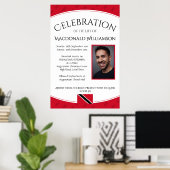 Poster CÉLÉBRATION DE LA VIE Mémorial TRINIDAD Invitation (Bureau à domicile)