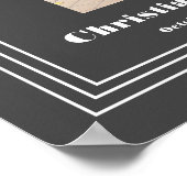 Poster Célébration de la vie Photo d'enterrement (Coin)