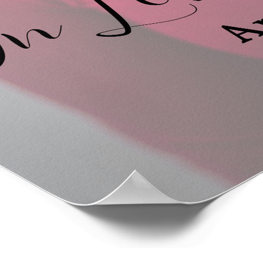 Poster Célébration de la vie Photo Simple Mémorial Funéra (Coin)