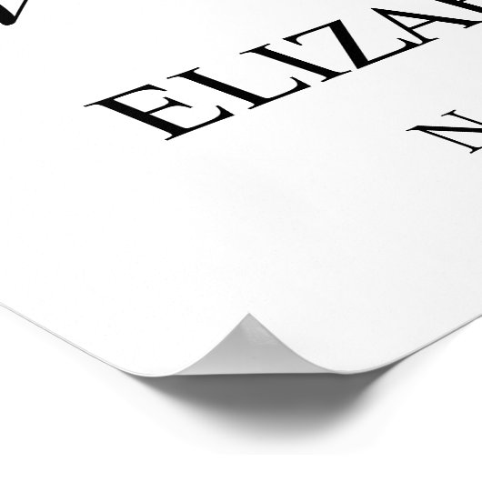 Poster Célébration de la vie rose florale photo (Coin)