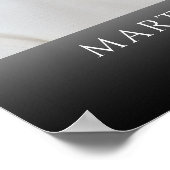 Poster Célébration de la vie Script de photo Mémorial (Coin)