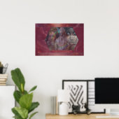 Poster Célébration de l'Afrique mère (Bureau à domicile)