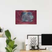 Poster Célébration de l'Afrique mère (Bureau à domicile)