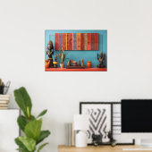 Poster Célébration de l'Afrique mère (Bureau à domicile)