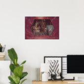 Poster Célébration de l'Afrique mère (Bureau à domicile)