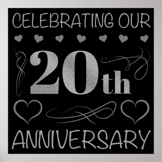 Poster Célébration de notre 20e anniversaire (Devant)