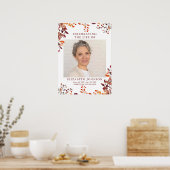 Poster Célébration Des Funérailles Rustiques D'Automne Sy (Cuisine)