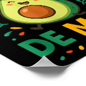 Poster Célébration du Cinco De Mayo Fiesta Party de Cute (Coin)