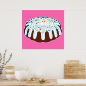 Poster Célébration du gâteau Bundt (Cuisine)