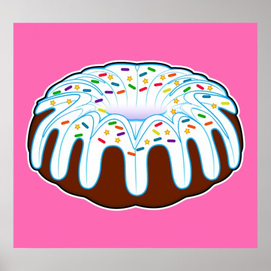 Poster Célébration du gâteau Bundt (Devant)