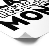 Poster Célébration du Mois de l'histoire des Noirs (Coin)