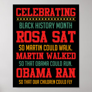 Poster Célébration du Mois de l'histoire des Noirs, Pow i