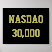 Célébration du NASDAQ 30000 en Bourse
