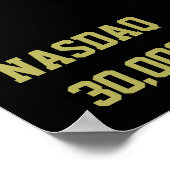 Poster Célébration du NASDAQ 30000 en Bourse (Coin)
