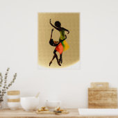 Poster Célébration du patrimoine africain (Cuisine)