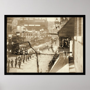 Poster Célébration d'un tronçon de chemin de fer Deadwood