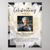 Poster Célébration florale du chrysanthème pour la photo (Devant)