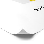 Poster Célébration Funèbre De La Photo De Vie (Coin)