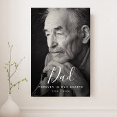 Poster Célébration personnalisée moderne de funérailles d