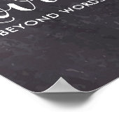 Poster Célébration Rustique De La Vie Mémorial Unique 6 P (Coin)