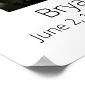 Poster Célébration simple de funérailles de vie (Coin)