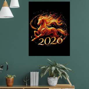 Poster Célébrations de l'Année chinoise du Cheval 2026