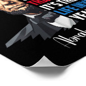 Poster Célèbre Abraham Lincoln Citation Inspirationnelle  (Coin)