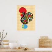 Poster Célèbre coq de Barcelos Nr 06 (Cuisine)