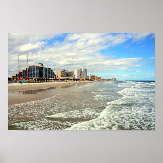 Poster Célèbre Daytona Beach, Floride (Devant)