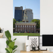 Poster Célèbre salle de l'Indépendance (Bureau à domicile)