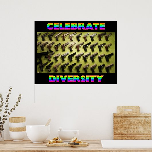 Poster Célébrer la diversité (Cuisine)