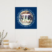 Poster Célébrer la Journée de la Pi sur Terre | Maths (Cuisine)
