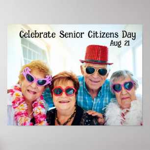 Poster Célébrer la Journée des seniors