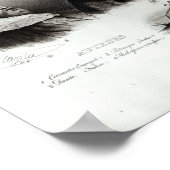 Poster Célèbres auteurs, 1833 (Coin)