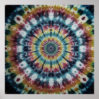 Poster Célébrez la Journée nationale du Tie-Dye avec un m