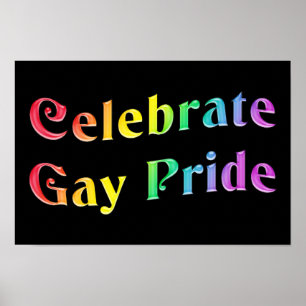 Poster Célébrez le gay pride
