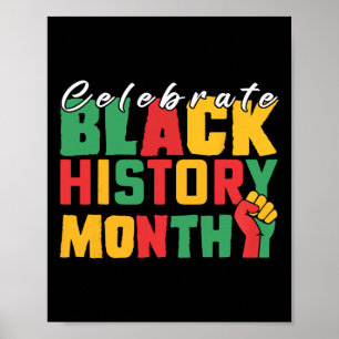 Poster Célébrez le Mois de l'histoire des Noirs pour homm