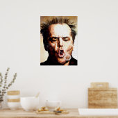 Poster Célébrité Jack Nicholson anneau de fumée (Cuisine)