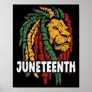 Poster Célébrons le 11° lion de la liberté afro-américain