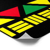 Poster Célébrons l'histoire des Noirs avec la carte de l' (Coin)