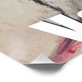 Poster Célébrons notre démocratie — Votez bleu (Coin)