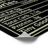 Poster Celery Nutrition Thanksgiving Costume alimentaire (Coin)