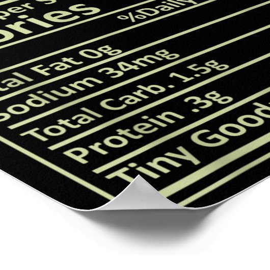 Poster Celery Nutrition Thanksgiving Costume alimentaire (Coin)