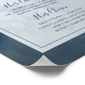 Poster Céleste Ciel Avec Cadre Signature Boissons Signal (Coin)