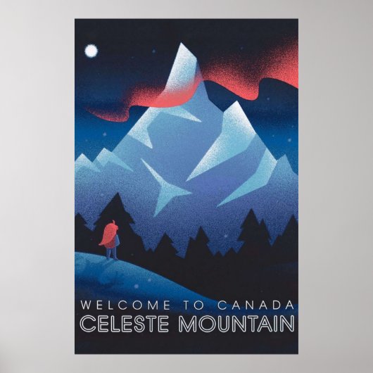 Poster Celeste Game Mountain (Devant)